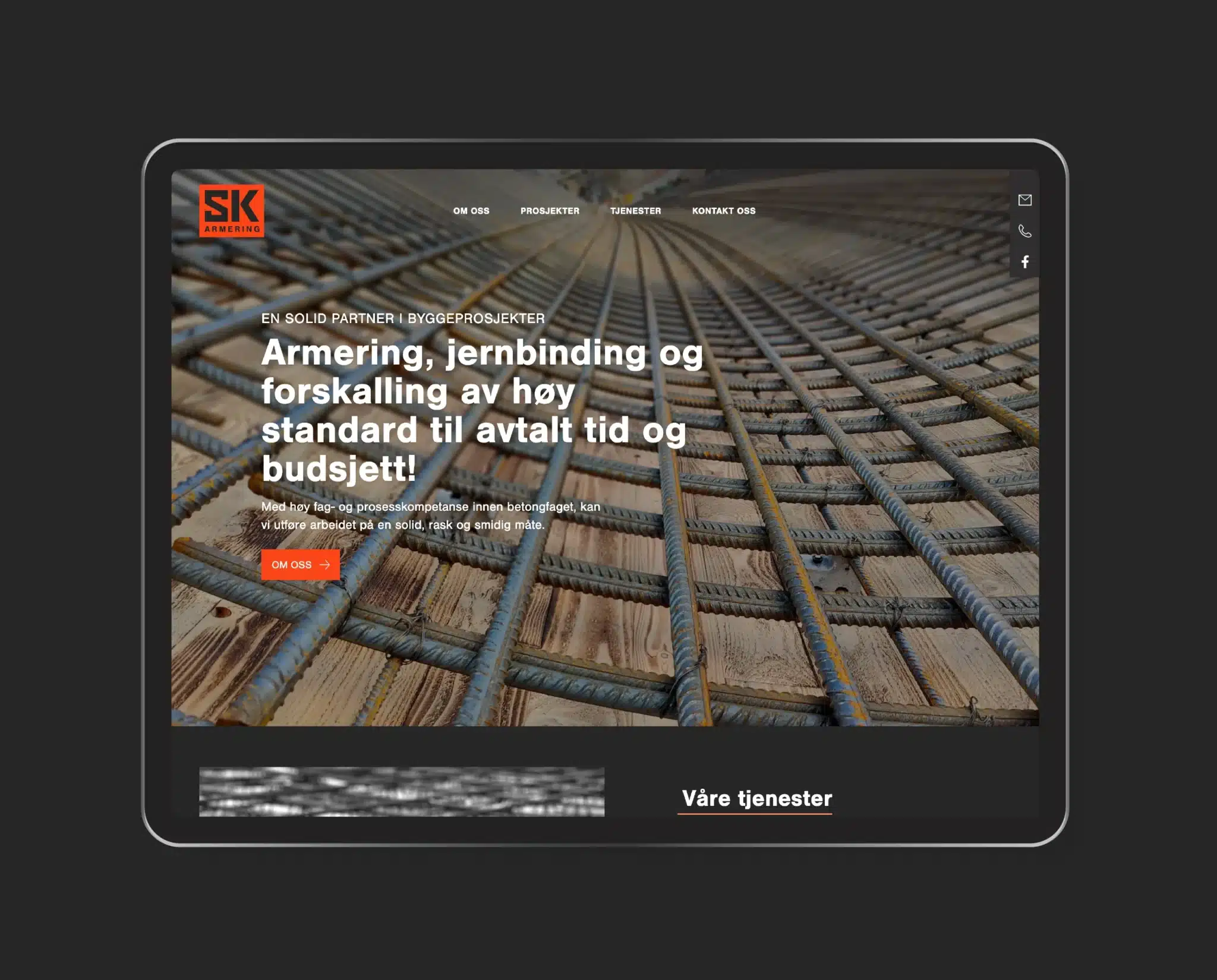 Sk armering front2100